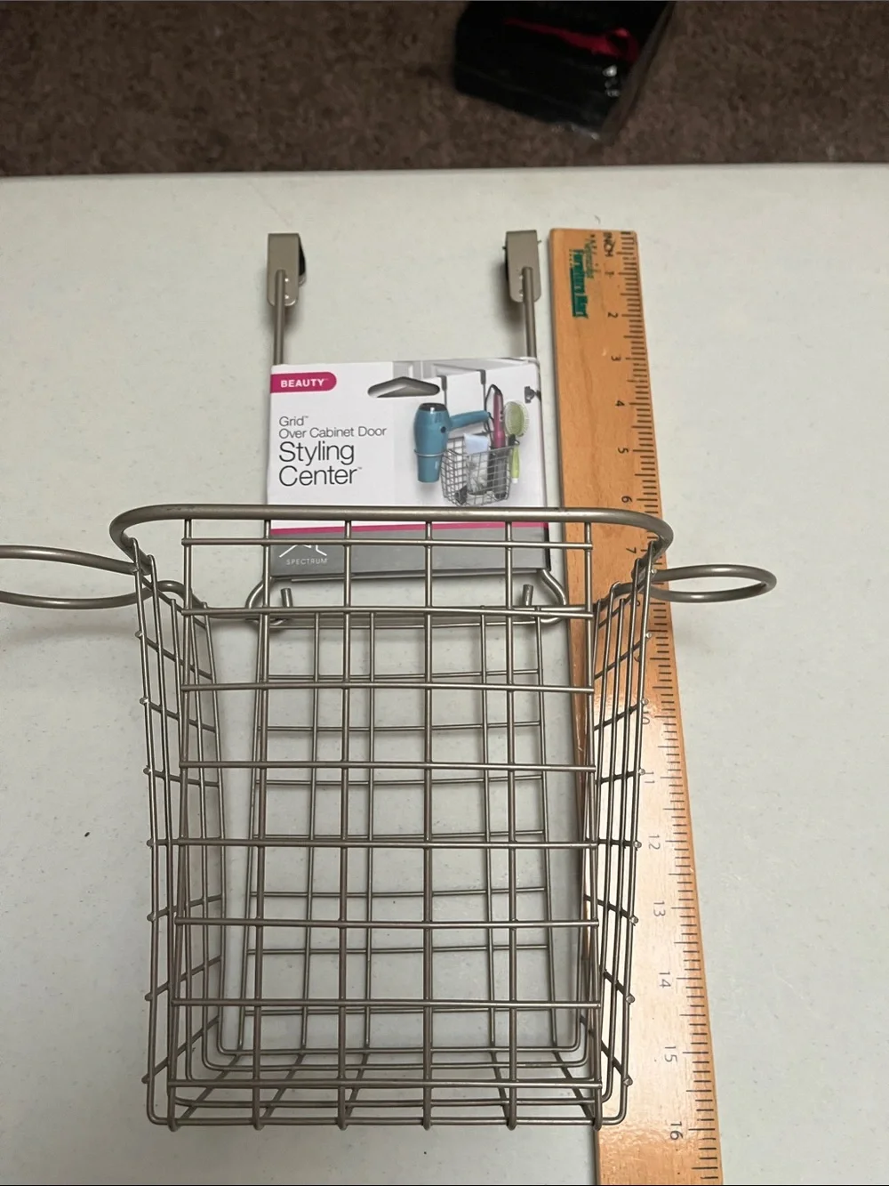 Over the cabinet styling center